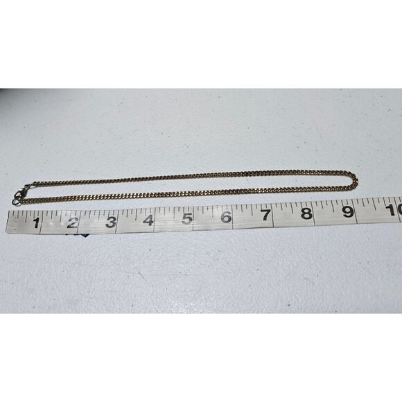 Elegant Gold Tone Wheat Chain Necklace Classic Minimalist Fashion Jewelry Women - Picture 5 of 5